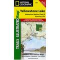 National Geographic Map Of Yellowstone SE-Yellowstone Lake - Wyoming TI00000305